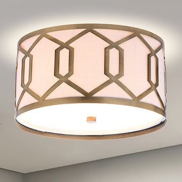 Hex Metal LED Flush Mount - JONATHAN Y